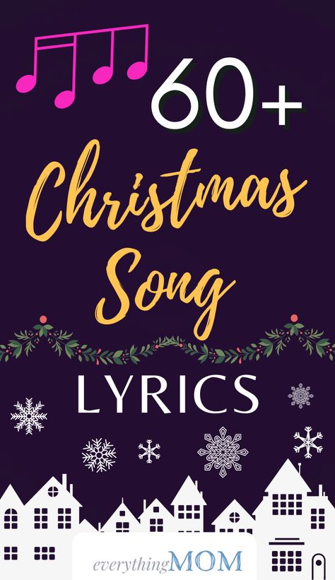 Christmas Songs List, Christian Christmas Songs, Christmas Song Lyrics, Christmas Carols Lyrics, Christmas Carols Songs, Christmas Songs For Kids, Lyrics Images, Popular Christmas Songs, Christmas Songs Lyrics