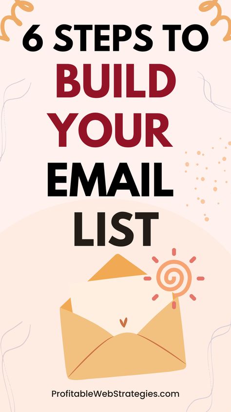 How to build an email list in 6 steps. Building a list is the most important things you can do to make money blogging. Learn how to set up an email list, automate your email marketing, and explode your sales. The big benefit of having a list is that you'll have many opportunities to make repeat sales. Instagram Manager, Marketing Websites, Referral Marketing, Airbnb Promotion, Email Blast, Business Strategies, Business Launch, Bulk Email, Email Marketing Tools