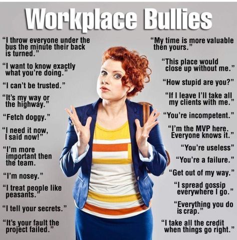 Workplace Bully, Workplace Bullies, Bully Boss, Work Environment Quotes, Adult Bullies, Toxic Workplace, Environment Quotes, Hostile Work Environment, Workplace Quotes