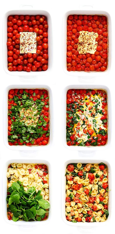 Recept Pasta Oven, Baked Feta Pasta, Baked Feta, Basil Sauce, Gimme Some Oven, Feta Pasta, Thigh Recipes, Tomato Basil, Recipes Crockpot