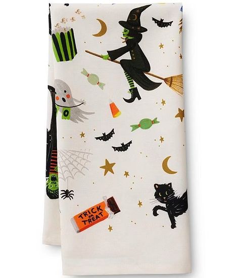 Rifle Paper Co. Halloween Parade Tea Towel | Dillard's Thanksgiving Host Gift, The Monster Mash, Halloween Parade, Creative Candles, Pen Accessories, Host Gifts, Candle Party, Fairy Parties, Monster Mash