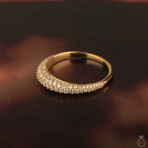 Buy 14k Gold Pave Ring, Minimalist Pave Dome Ring, Intricate Diamond Ring, Micro Pave Dome Ring, Pave Chunky Ring, Statement Ring, Dainty Ring Online in India - Etsy Chunky Ring, Moissanite Wedding Band, Pave Diamond Ring, Dome Ring, Chunky Rings, Pave Ring, Moissanite Wedding Bands, Ring Minimalist, Domed Ring