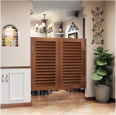 Bar Partition, Store Cashier Counter, Store Cashier, Cashier Counter, Library Rooms, Louvered Doors, Home Library Rooms, Wooden Partitions, Bamboo Curtains