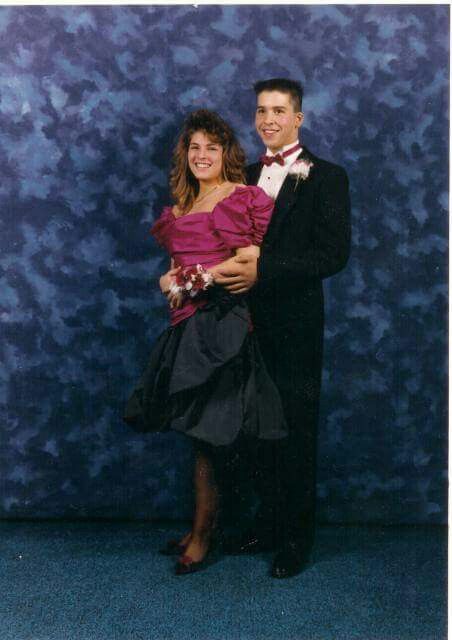 1990s Prom, 1980s Makeup And Hair, 1980s Makeup, 90s Prom, Throwback Photos, Prom Pics, 80s 90s Fashion, 80s And 90s Fashion, Prom Photos