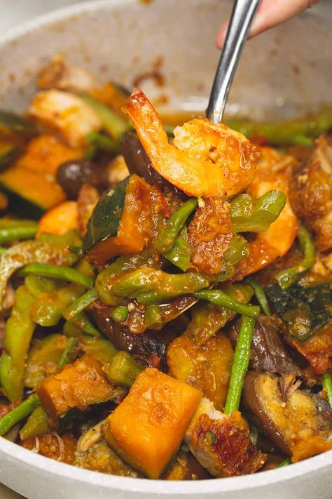 Filipino Pinakbet Recipe, Filipino Vegetables Recipe, Filipino Food Recipes Vegetables, Pakbet Recipe Filipino Food, Pinakbet Recipe Filipino Food, Pakbet Recipe, Philippino Recipes, Pinakbet Recipe, Lunch Pics