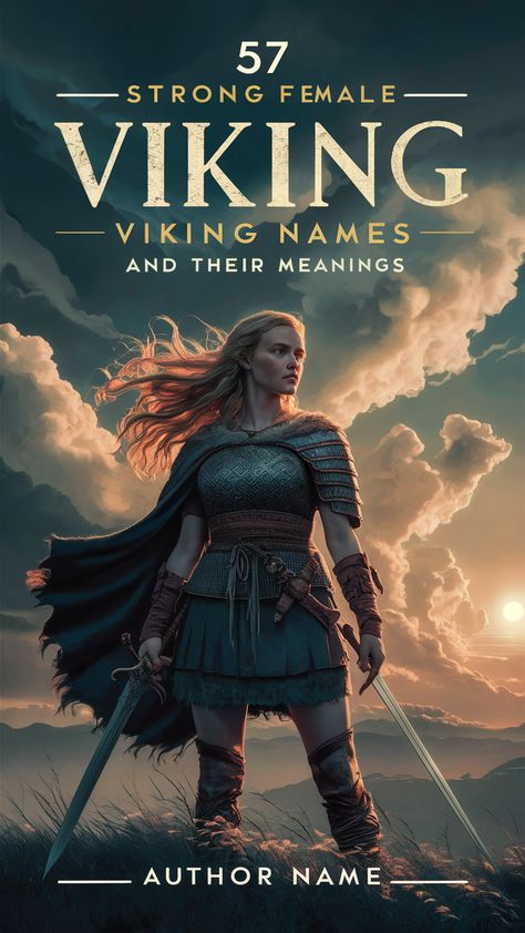 Female Viking Names Female Viking Names Warrior Women, Valkyrie Meaning, Warrior Women Names, Norse Female Names, Viking Names And Meanings, Strong Female Names And Meanings, Viking Female, Norse Warrior Woman, Celtic Names Female