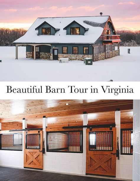 Horse Barndominium Ideas, Horse Barndominiums, Barndominium With Stalls, Barndominium Ideas With Horse Stalls, Barndominium Floor Plans With Horse Stalls, Barndominium With Horse Stalls, Barn Blueprints, Beautiful Stables, Horse Barn With Living Quarters Upstairs