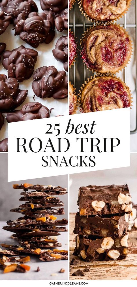 Snacks To Travel With, Healthy Snacks For Car Trips, Homemade Road Trip Food, Healthy Snacks Roadtrip, Drive In Snacks, Cabin Snacks Ideas, High Protein Road Trip Snacks, Snacks On The Go For Adults, Easy To Go Snacks