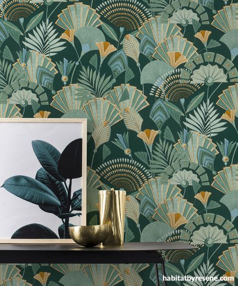 635690 Denzo Wallpaper For Room Wall, Albany Wallpaper, Contemporary Wallpaper Designs, Green Leaf Wallpaper, Modern Wallpaper Designs, Deco Wallpaper, Feature Wallpaper, Go Wallpaper, Wallpaper Uk