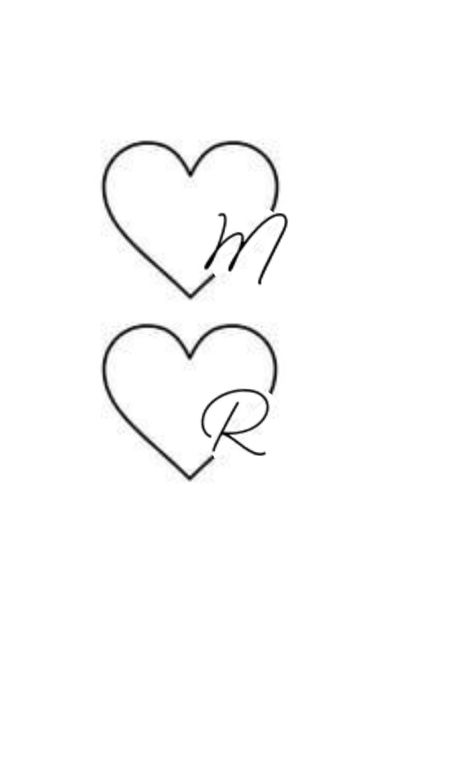 R And M Tattoo, Cute Henna Tattoos, H Tattoo, Cute Henna, M Tattoos, M Letter, Desenho Tattoo, Tattoo Lettering, Alzheimers