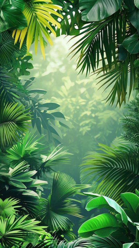 Tropical forest vegetation outdoors. | Premium Photo - rawpixel Jungle Wallpaper Iphone, Tropical Photo, Botanic Wallpaper, Botanical Design Graphic, Tropical Leaves Wallpaper, Jungle Background Wallpapers, Forest Leaves, Leaves Background, Outdoor Background