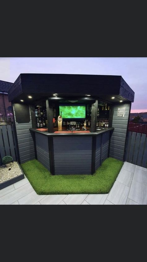 Bar Outdoor Design, Diy Outdoor Bar, Home Bar Sets, Porch Ideas Decorating, Outdoor Patio Bar, Diy Home Bar, Bar Outdoor, Build Outdoor Kitchen, Backyard Design Ideas