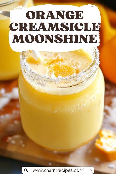 Orange Creamsicle Moonshine Sipping Cream Recipe, Orange Dreamsicle Moonshine, Mango Moonshine Recipes, Winter Moonshine Recipes, Orange Creamsicle Moonshine Everclear, Carmel Apple Moonshine, Orange Moonshine Recipes, Creamsicle Moonshine Recipe, Moonshine Recipes Everclear