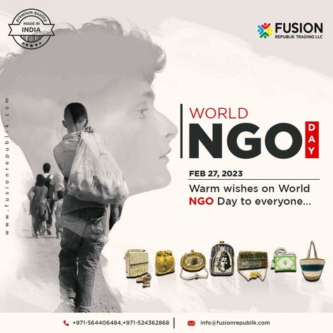 Ngo Poster Design, Ngo Poster, World Ngo Day, Ngo Logo, Posters Layout, Graphic Design Posters Layout, Poster Idea, Linkedin Banner, Photoshop Tutorial Photo Editing