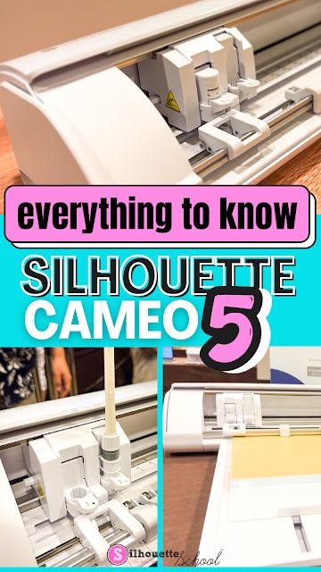 Everything you need to know about the Silhouette CAMEO 5 and 15" CAMEO 5 Plus upcoming release from Silhouette School Blog! Silhouette Cameo 4 Pro Projects, Silhouette Hacks Tips And Tricks, Silhouette Cameo 3 Projects, Silhouette Studio Tutorials, Cameo 5 Projects, Silhouette Cameo 4 Projects, Cameo 4 Projects, Silhouette Cameo Boxes, Cameo Silhouette Projects