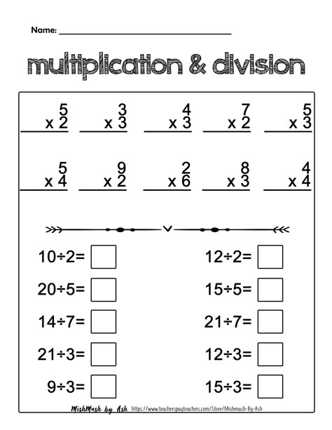 Math Worksheets 3rd Grade Free Printable Division, Mixed Math Worksheet Grade 3, 3grade Math Worksheets, Maths Worksheet For Class 3 Division, Basic Division Worksheets, Free Division Printables, Printable Math Worksheets 3rd Grade, 3nd Grade Math Worksheets, Worksheet Grade 3 Math