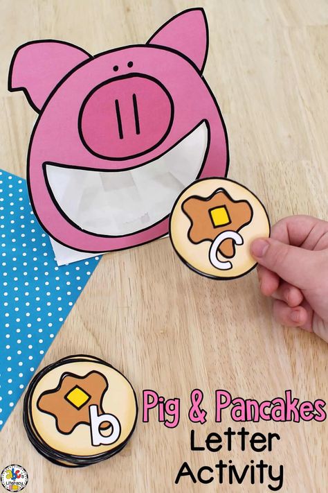 https://abcsofliteracy.com/wp-content/uploads/2021/02/image0-60-1365x2048.webp Pig Pancakes, P Activities, Letter Activity, Prek Activities, Letter Recognition Activities, Farm Unit, Creating Patterns, Morning Tubs, Abc Activities