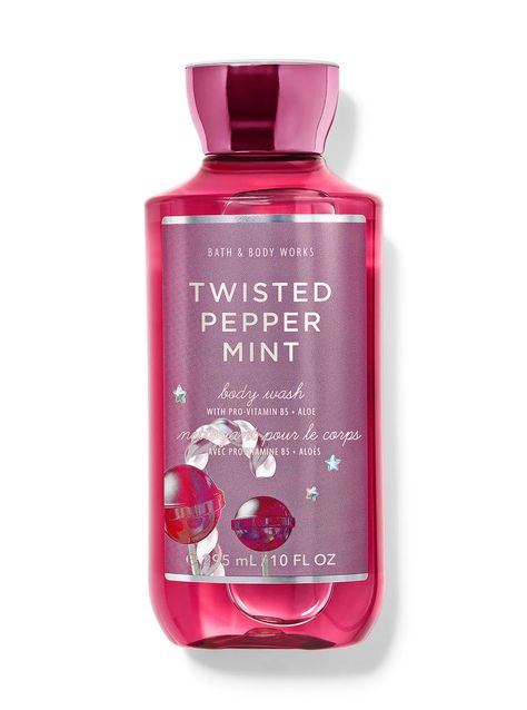 Bath And Body Works Twisted Peppermint, Bath And Body Works Body Wash, Best Bath And Body Works, Christmas Lotion, Peppermint Body Wash, Pepper Mint, Basic Accessories, Vanilla Body Wash, Twisted Peppermint