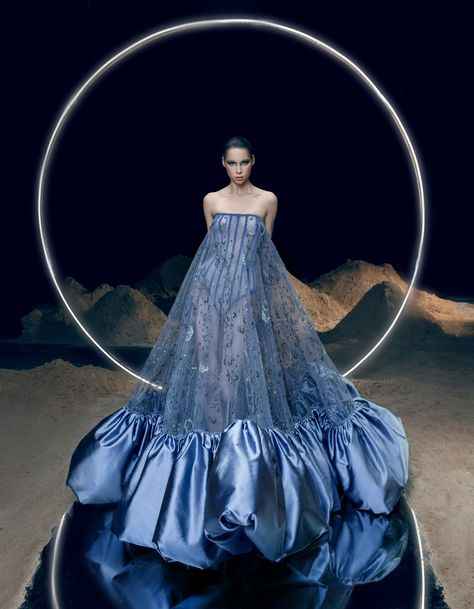 Rami Kadi Couture, Rami Kadi, Couture Looks, Fashion Design Sketches, Spring Summer 2023, Large Fashion, Couture Collection, Asymmetrical Dress, Couture Dresses