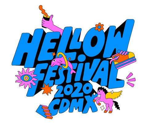 Festival Logos Design, Festival Logo Ideas, Music Festival Graphic Design, Festival Design Ideas, Hellow Festival, Music Festival Logo Design, Festival Lettering, Festival Logo Design, Festival Graphic Design