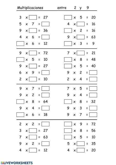 3rd Grade Multiplication, Math Fractions Worksheets, Math Fact Worksheets, Mental Maths Worksheets, Multiplication Activities, Math Exercises, Math Practice Worksheets, Math Addition Worksheets, First Grade Math Worksheets