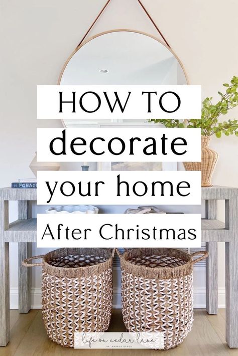 Struggling with what to do after taking down your Christmas Decor? These After Christmas Home Decor Ideas offer stylish and practical solutions. From updating Room Decor to using neutral tones, discover how to keep your space festive yet relaxed for the winter season. Perfect for creating a fresh, warm atmosphere. Winter Bookshelf Decor, Winter Decorations After Christmas, Decorating After Christmas Is Over, Winter Bookshelf, Winter Decorating Ideas After Christmas, Winter Home Decor After Christmas, Home Decor After Christmas, Decorating For Winter After Christmas, January Decor After Christmas