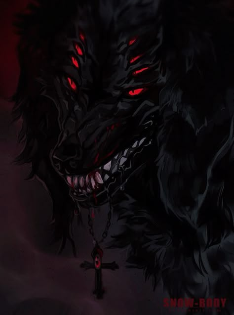 Alucard Hellsing, Hellsing Alucard, Werewolf Art, Black Wolf, Wolf Art, Creature Art, Dark Fantasy Art, Mythical Creatures, Dark Art