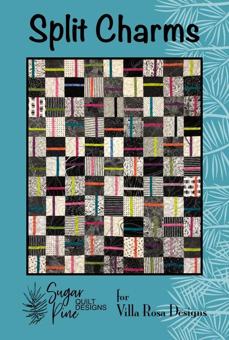 Charm Square Quilts, Black And White Quilt, Charm Pack Quilt Patterns, Square Quilts, Charm Square Quilt, Charm Quilts, History Of Quilting, Charm Pack Quilt, Charm Pack Quilts