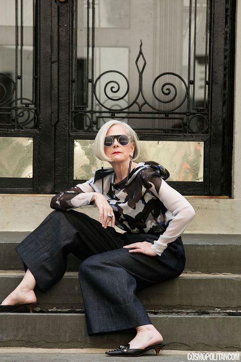 Mode Over 50, Moda Over 50, Accidental Icon, Moda Over 40, Fashion Blogger Instagram, Ageing Gracefully, Fashion Over 60, 50 Womens Fashion, Over 60 Fashion