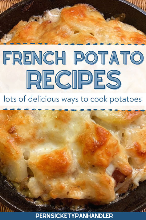 The French make even the simple potato spectacular! Here are three french potato recipes that are the perfect side dish for a weekend meal or entertaining. French Potatoes Recipes, French Potato Recipes, French Potatoes, Potato Balls, Potato Muffins, Stuffed Potato Balls, Potatoes Recipes, Root Vegetable, Weekend Meals