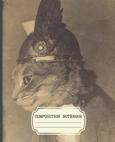 Composition Notebook: Dark Academia Aesthetic College Ruled With Vintage Cat Cover Design Perfect Christmas present Vintage Notebook, Composition Notebook, Academia Aesthetic, Dark Academia Aesthetic, Vintage Cat, Perfect Christmas, Dark Academia, Christmas Presents, Composition