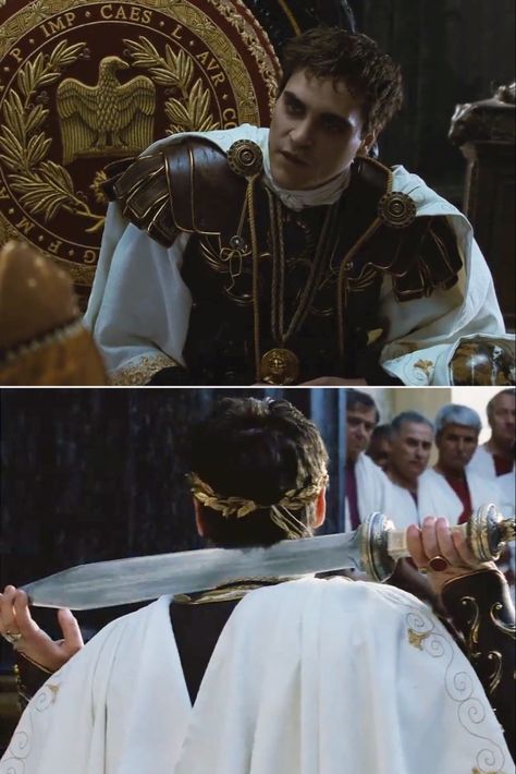 Commodus Gladiator Aesthetic, Gladiator Joaquin, Gladiator Commodus, Greek Cosplay, Joaquin Phoenix Gladiator, Roman Empire Aesthetic, Gladiator Aesthetic, Commodus Gladiator, Ancient Rome Aesthetic