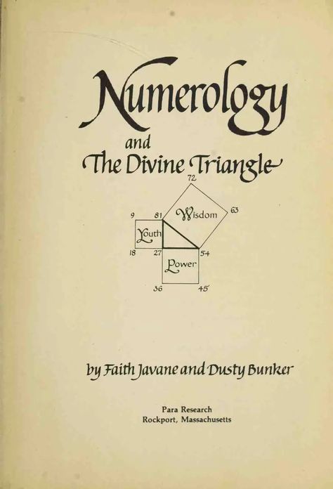 Numerology and The Divine Triangle | PDF | Pythagoras | Kabbalah Book Of Wisdom Pdf, Black Magic Book In Hindi, Metaphysical Books, Numerology Calculation, Dispute Resolution, Occult Books, Free Ebooks Download Books, Sacred Text, Astrology Numerology