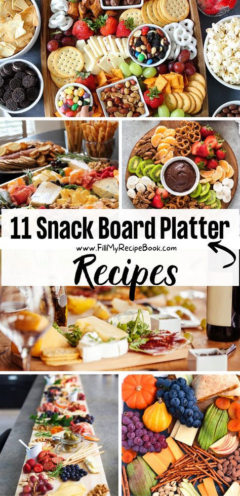 Simple Cheese Platter, Platter Recipes, Food Tray Ideas, Easy Holiday Snacks, Snack Boards, My Recipe Book, Vegan Party Food, Diy Snacks, Snack Platter