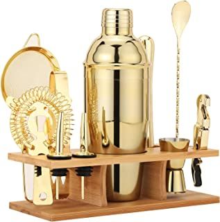 Bartender Cocktail, Mixology Set, Bartender Kit, Gold Drinks, Cocktail Kit, Martini Shaker, Ice Tongs, Bar Tool Set, Bar Spoon