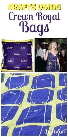 Uses For Crown Royal Bags, Crown Royal Bags Craft Ideas Diy, Ideas For Crown Royal Bags, Crafts With Crown Royal Bags, Crown Royal Gnomes, Crown Royal Bags Ideas Diy, Crown Bottle Crafts, Crown Royal Bags Ideas, Crown Royal Bottle Crafts