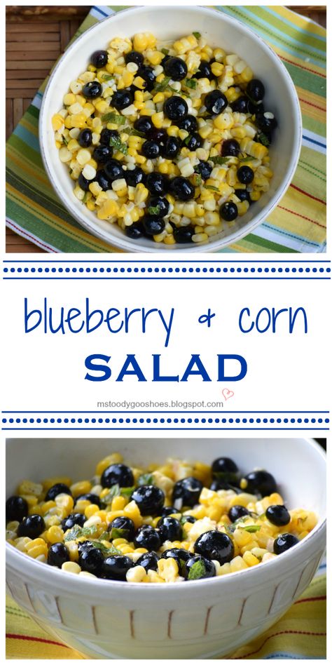 Blueberry Salad Recipes, Kroger Recipes, Grilled Sweet Corn, Blueberry Salad, Corn Salad Recipes, Berry Salad, Poke Bowls, Fresh Salad Recipes, Real Foods