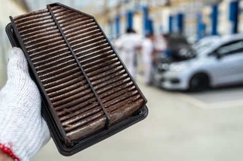 Car Air Filter, Dirty Air, Car Filter, Red Car, Car Maintenance, Hand Work, Car Engine, Ford Trucks, Oil Filter