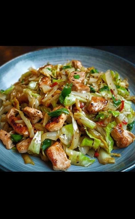 Weight Watchers Recipes For Beginners | Chinese Chicken Cabbage Stir-Fry  | Facebook Chicken And Cabbage Stir Fry, Chinese Cabbage Stir Fry, Chicken Cabbage Stir Fry, Chicken Cabbage, Sauteed Cabbage, Stir Fry Ingredients, Cabbage Stir Fry, Chicken And Cabbage, Recipes Chinese