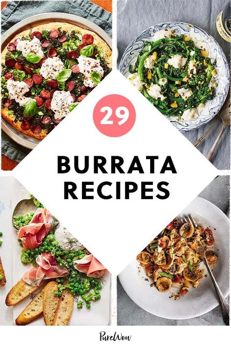 Buratta Recipe, Burrata Recipes, Tot Nachos, Tater Tot Nachos, Burrata Recipe, Feta Cheese Recipes, Whats Gaby Cooking, Cheese Dishes, Delicious Dinner