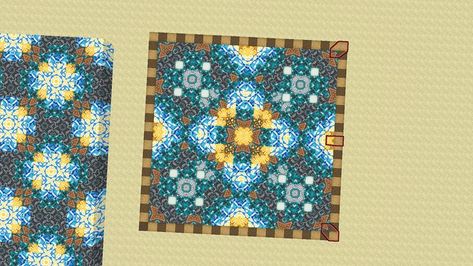 Ceiling Minecraft, Minecraft Terracotta, Mc Interior, Minecraft Reference, Mc Houses, Minecraft Floor Designs, Terracotta Pattern, Minecraft Pattern, Minecraft Building Guide