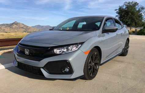 2018 Honda Civic Hatchback Sport 1.5 Turbo Sonic Gray Pearl Sonic Gray Honda Accord, Gray Honda Accord, Gray Honda Civic, 2018 Honda Civic Hatchback, Honda Civic Sport Hatchback, Honda Civic Hatchback Sport, Civic G10, Honda Hatchback, 2018 Honda Civic