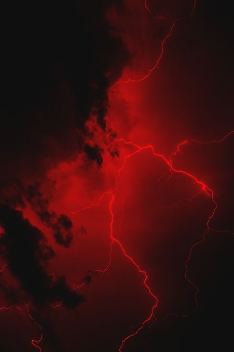 Acheron Aesthetic, Red Lightning Aesthetic, Red Wallpaper Lightning, Dark Red Lightning, Red Dragon Aesthetic, Dark Red And Black Aesthetic Background, Red Aesthetic Lightning, Red Storm Aesthetic, Red And Black Aesthetic