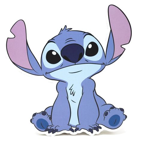 Stitch Sitting Drawing, Stitch Sitting, Stitch Images, Painting Stitch, Miraculous Miraculous, Angel Stitch, Grandma Crafts, Stitch Head, Lilo And Stitch Drawings