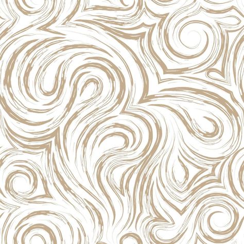 Abstract vector seamless pattern in pastel colors from torn lines in the form of spirals of loops and curls. Texture for decoration of fabrics or wrappers in beige color isolated on white background. Printed Fabric Texture Seamless, Spiral Design Pattern, Stamp Texture, Fabric Texture Seamless, Abstract Seamless Patterns, Fabric Texture Pattern, Line Texture, Border Embroidery Designs, Border Embroidery