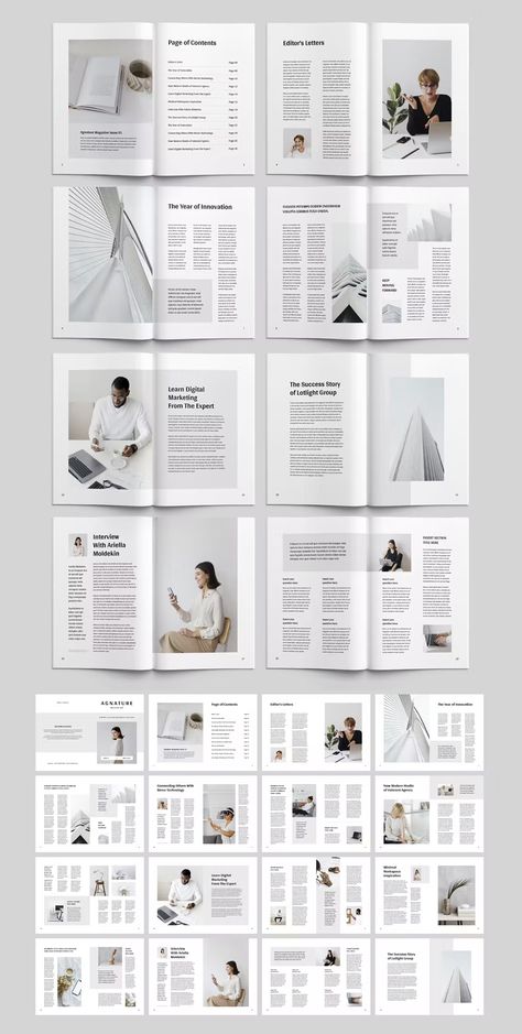 Magazine Template MS Word & Indesign Booklet Layout, Indesign Free, Indesign Magazine Templates, Notebook Templates, Powerpoint Free, Free Magazines, Cool Magazine, Magazine Layout, Microsoft Powerpoint