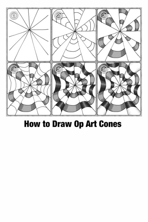 Converging Lines, Optical Illusions Drawings, Op Art Lessons, Opt Art, Yakuza Tattoo, Illusion Drawings, Illusions Art, 6th Grade Art, Art Optical