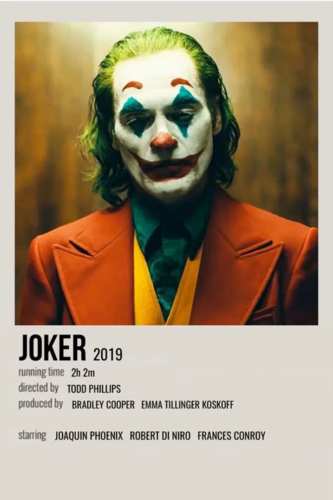 minimal polaroid movie poster for joker Movie Polaroid Posters, Movie Polaroids, Deco Cinema, Polaroid Movie Poster, Movie Character Posters, Joker Film, Joker Poster, Movie Card, Iconic Movie Posters