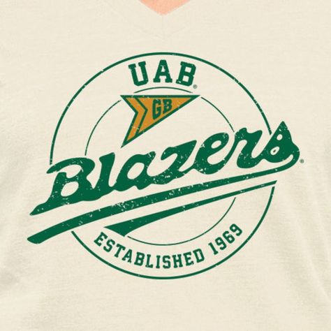 UAB College Shirt Ideas, College Binder, University Of Alabama At Birmingham, Uab Blazers, Jean Ideas, Grad Cake, College Vision Board, College Shirt, Cheer Ideas