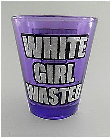 White Girl Wasted Shot Glass 3 oz Shot Glass Crafts, Shot Glass Painting, Shot Glass Ideas, Cricut Glasses, Cool Shot Glasses, Shot Glass Display, Glass Gift Ideas, Rainbow Shots, Unique Shot Glasses